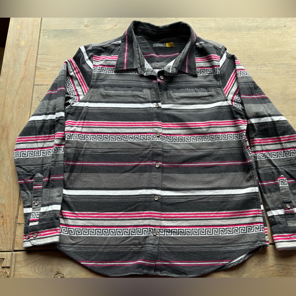 Womens Large Cabelas Flannel Shirt.